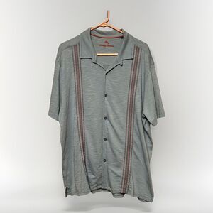 Tommy Bahama Men's XL Shirt Button Down Pima Cotton Blue